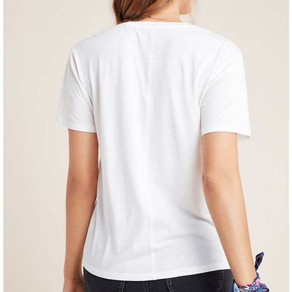 Anthropologie Forget-Me-Not Graphic Tee - Picture 4 of 8